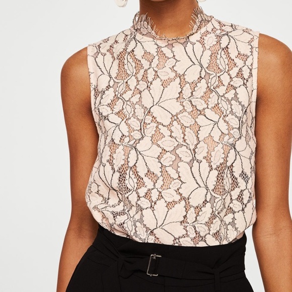 Mango Tops - New | Lace Top
